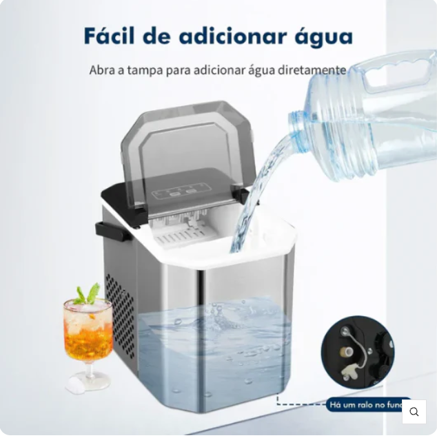 Smartice - Maquina de Gelo Portátil Fácil de Usar