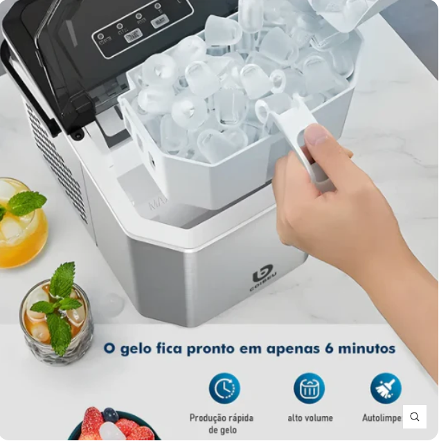 Smartice - Maquina de Gelo Portátil Fácil de Usar