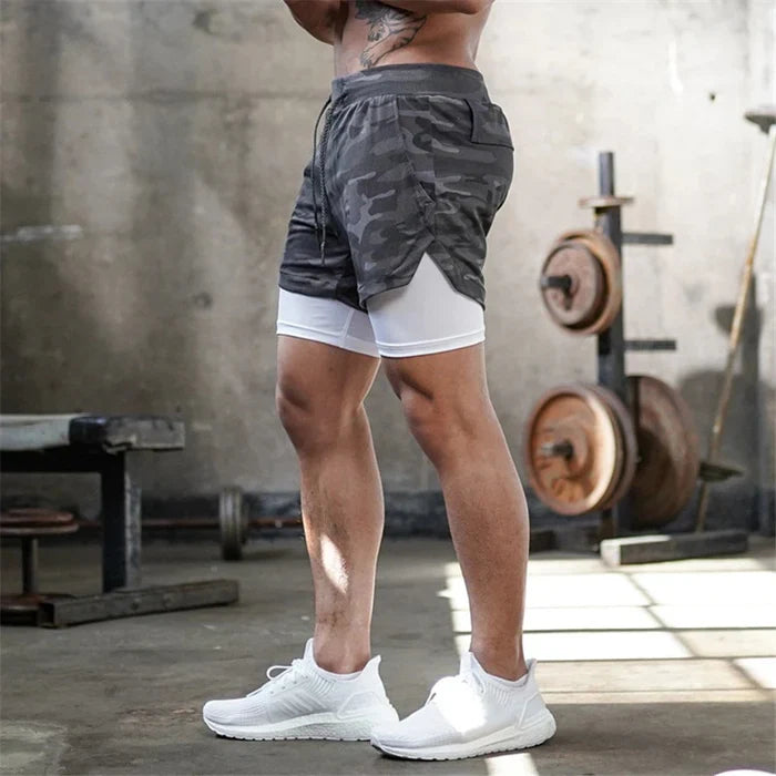 Compre 1 e Leve 2º com 50% OFF | Shorts Dryfit Clean | 2 em 1 | Secagem Rápida