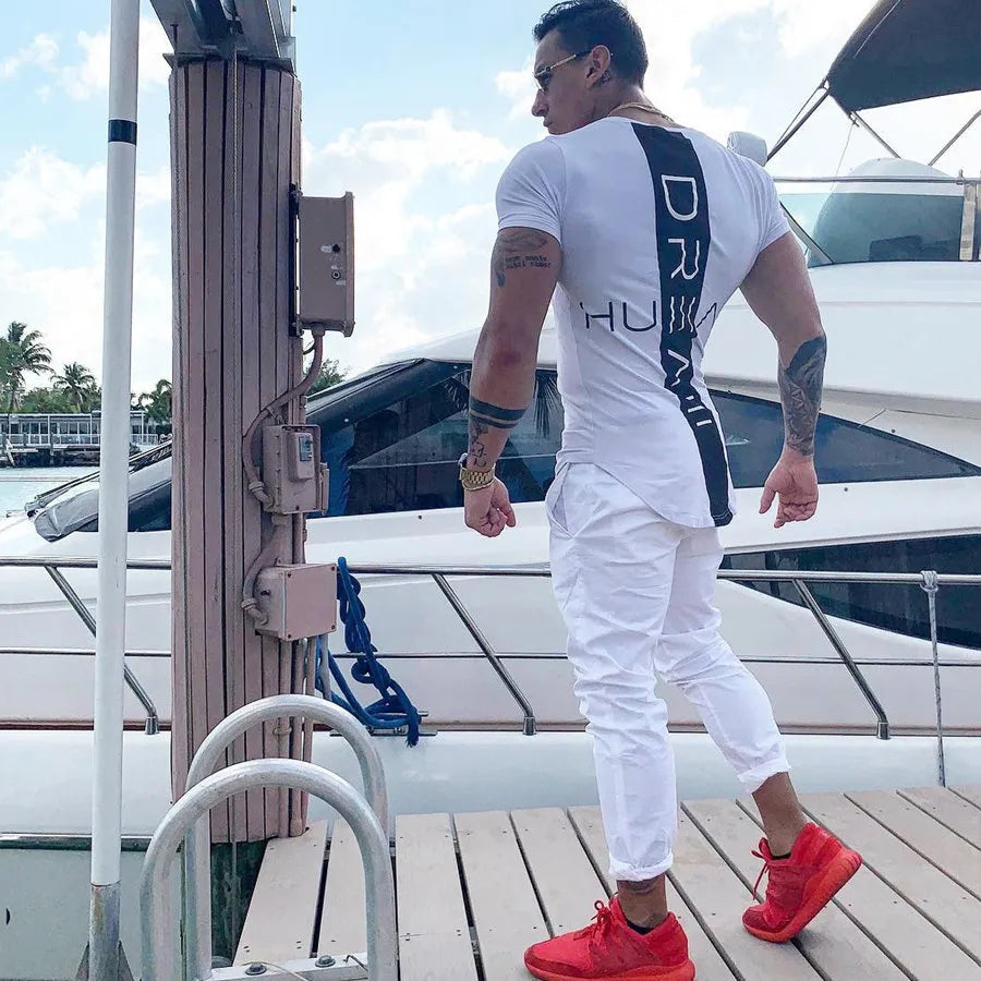 Camiseta Faixa nas Costas | Musculação, Treino e Casual