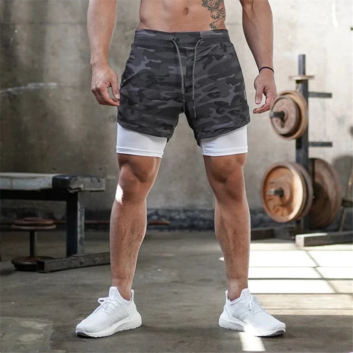 Compre 1 e Leve 2º com 50% OFF | Shorts Dryfit Clean | 2 em 1 | Secagem Rápida