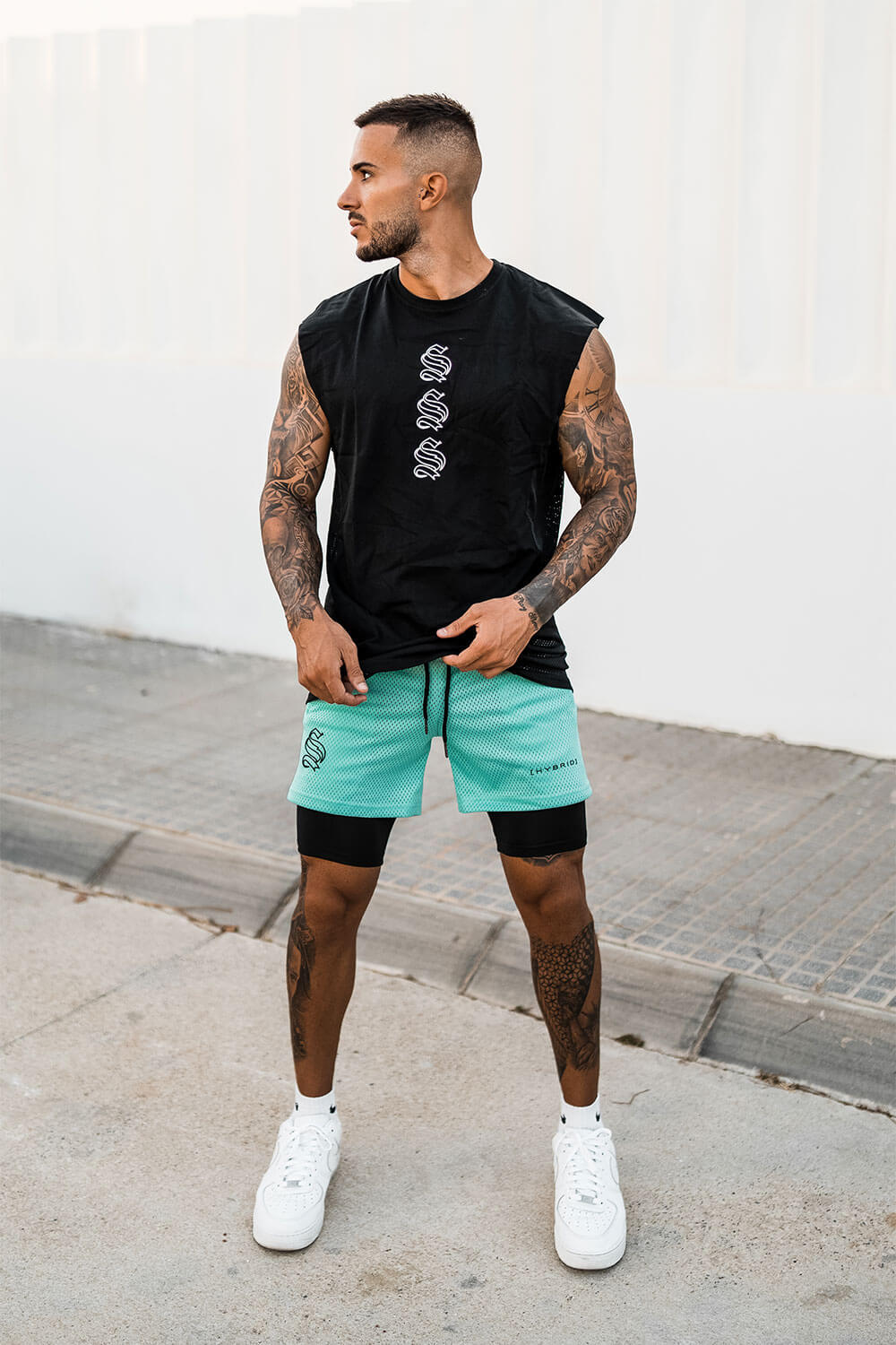 Compre 1 e Leve 2º com 50% OFF - Shorts Dryfit Hybrid | 2 em 1 | Secagem Rápida | Respirável