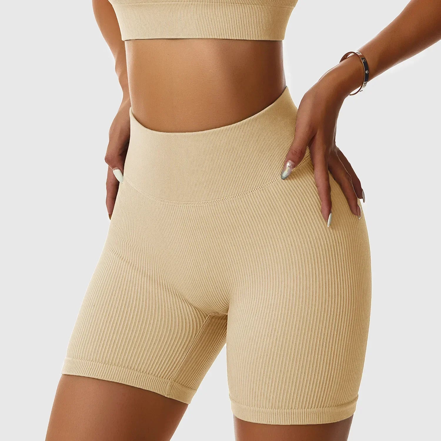 Shorts Fitness Feminino Formafit Canelado - Solar