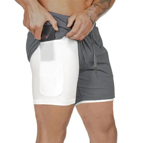 Compre 1 e Leve 2º com 50% OFF | Shorts Dryfit Clean | 2 em 1 | Secagem Rápida