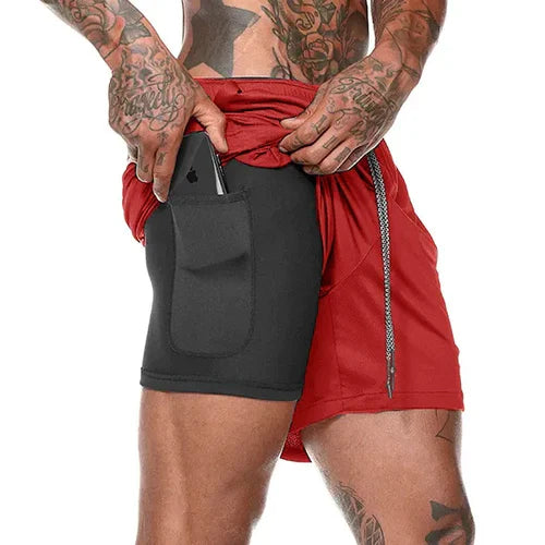 Compre 1 e Leve 2º com 50% OFF | Shorts Dryfit Clean | 2 em 1 | Secagem Rápida