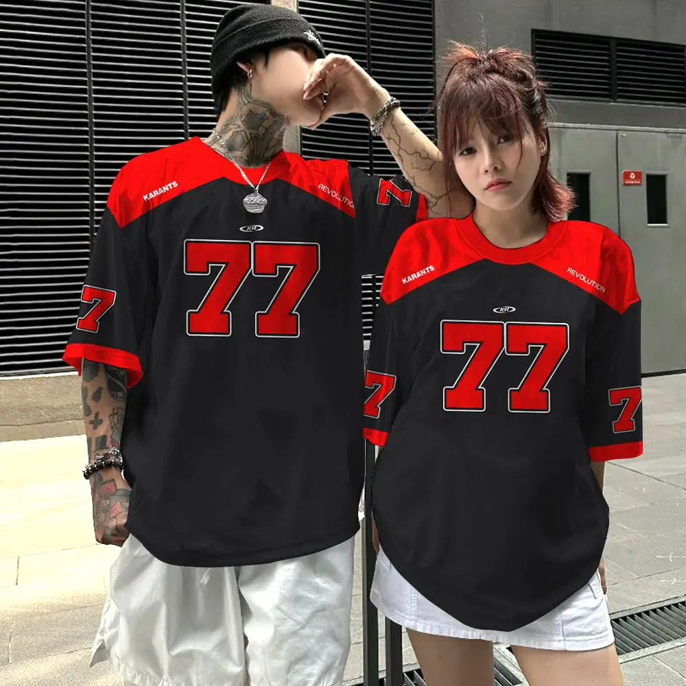 Camiseta Jersey Oversized Respirável