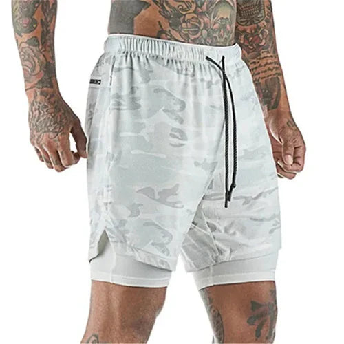 Compre 1 e Leve 2º com 50% OFF | Shorts Dryfit Clean | 2 em 1 | Secagem Rápida