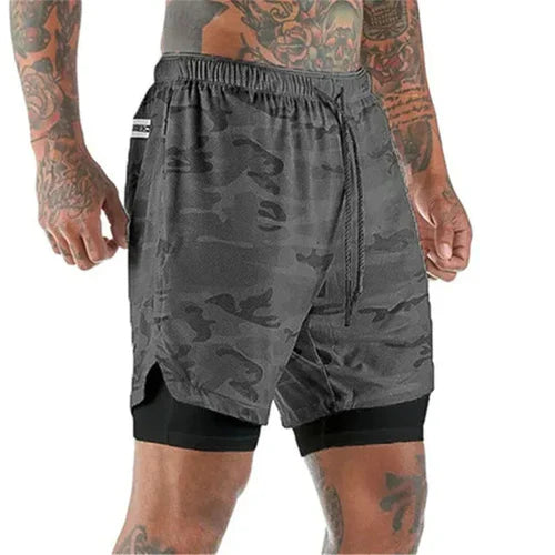 Compre 1 e Leve 2º com 50% OFF | Shorts Dryfit Clean | 2 em 1 | Secagem Rápida