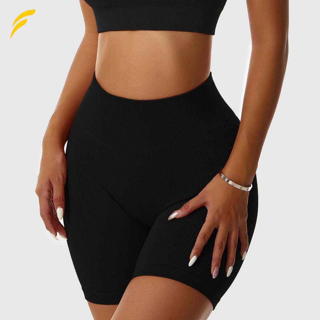 Shorts Fitness Feminino Formafit Canelado - Solar