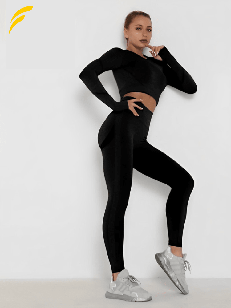 Conjunto Fitness Feminino Manga longa FormaFit- Solis